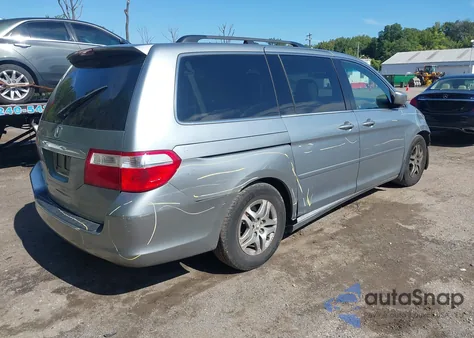 2006 Honda Odyssey Ex из США, поврежденный, VIN 5FNRL38406B037471